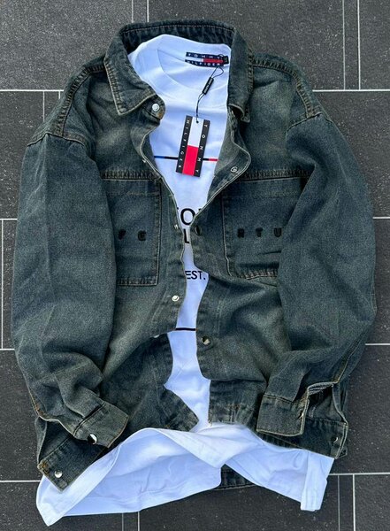 Chemise en velours homme