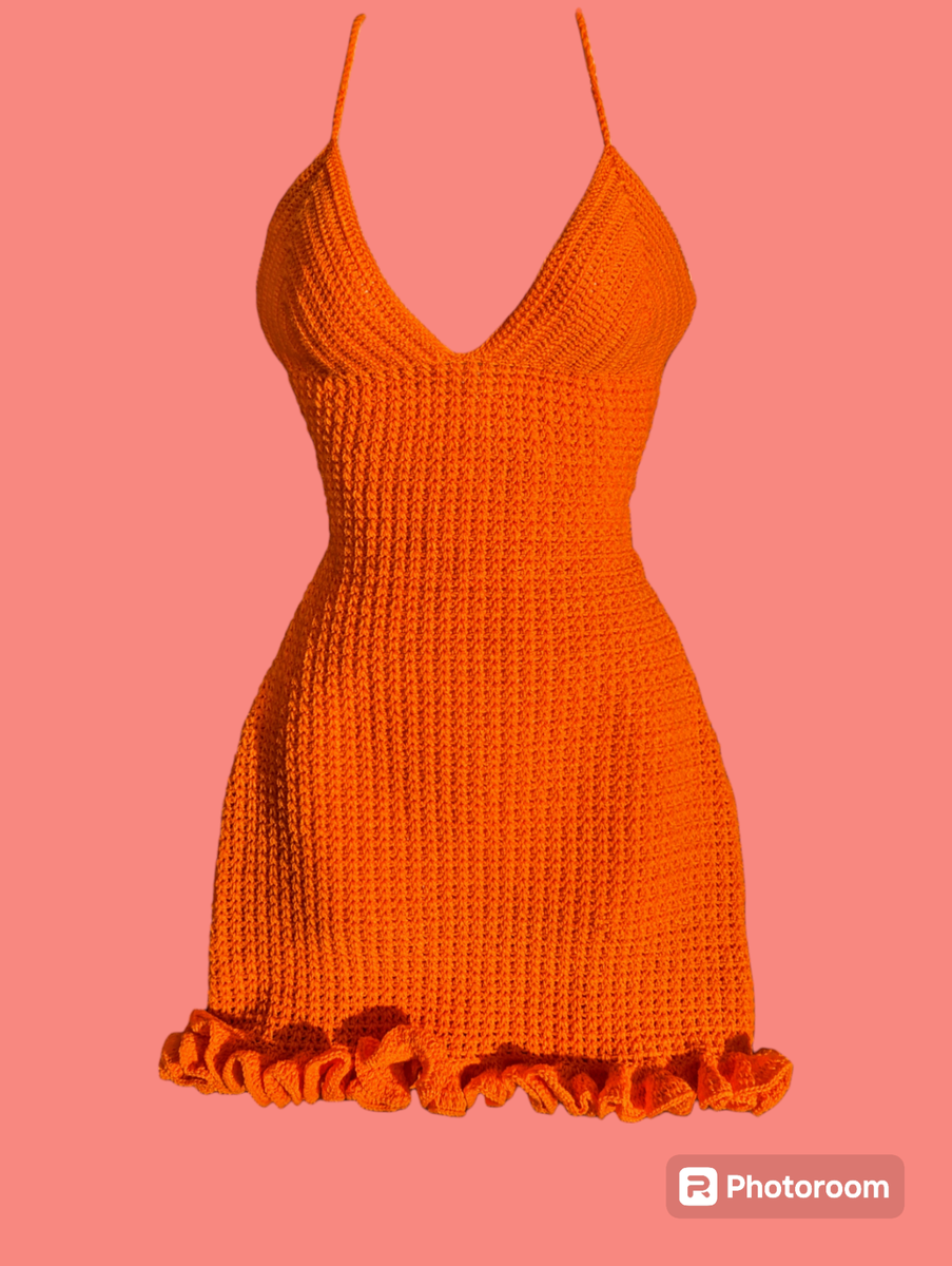 Summer crochet outfit dress