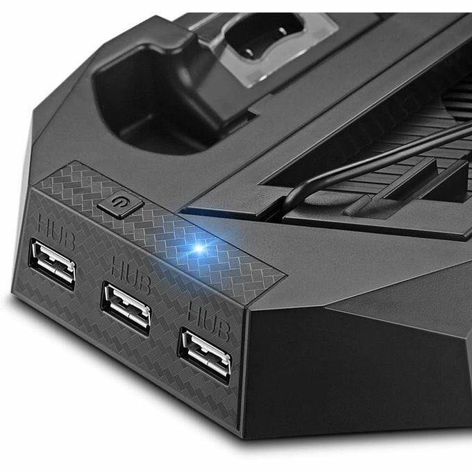 PS4 Controller Charger Charging Dock Station Mount With Fan