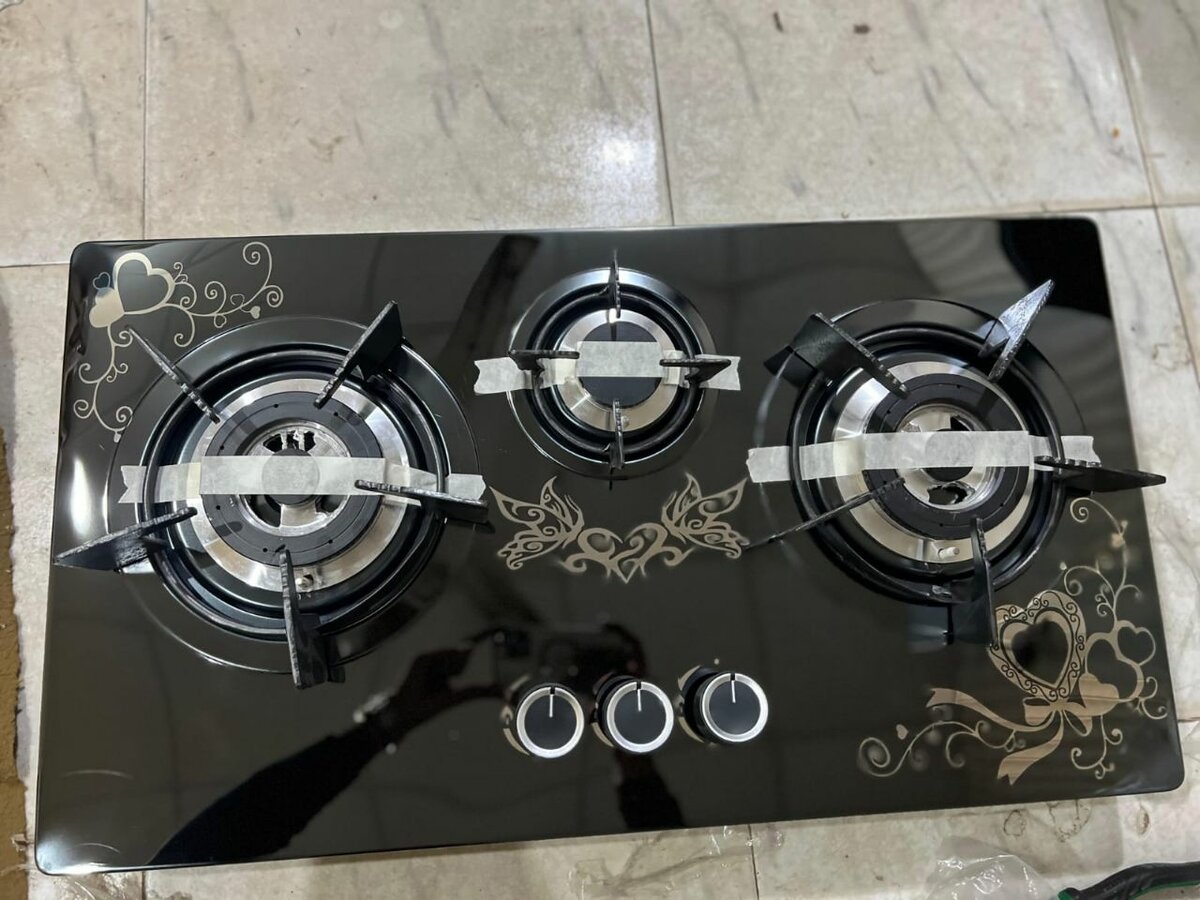 Kitchen gas hob stainless steel top wholesale price