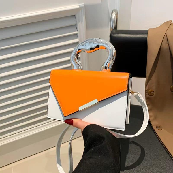 Sac blanc orange 
