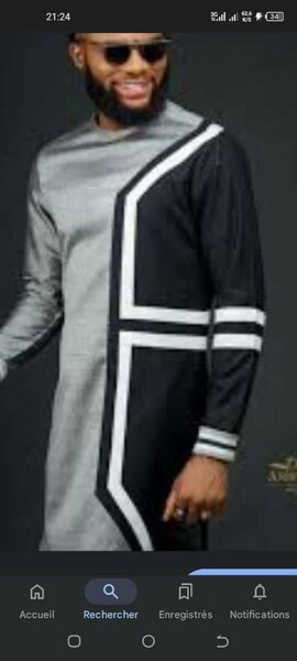 Tunique en tissu coton oxford