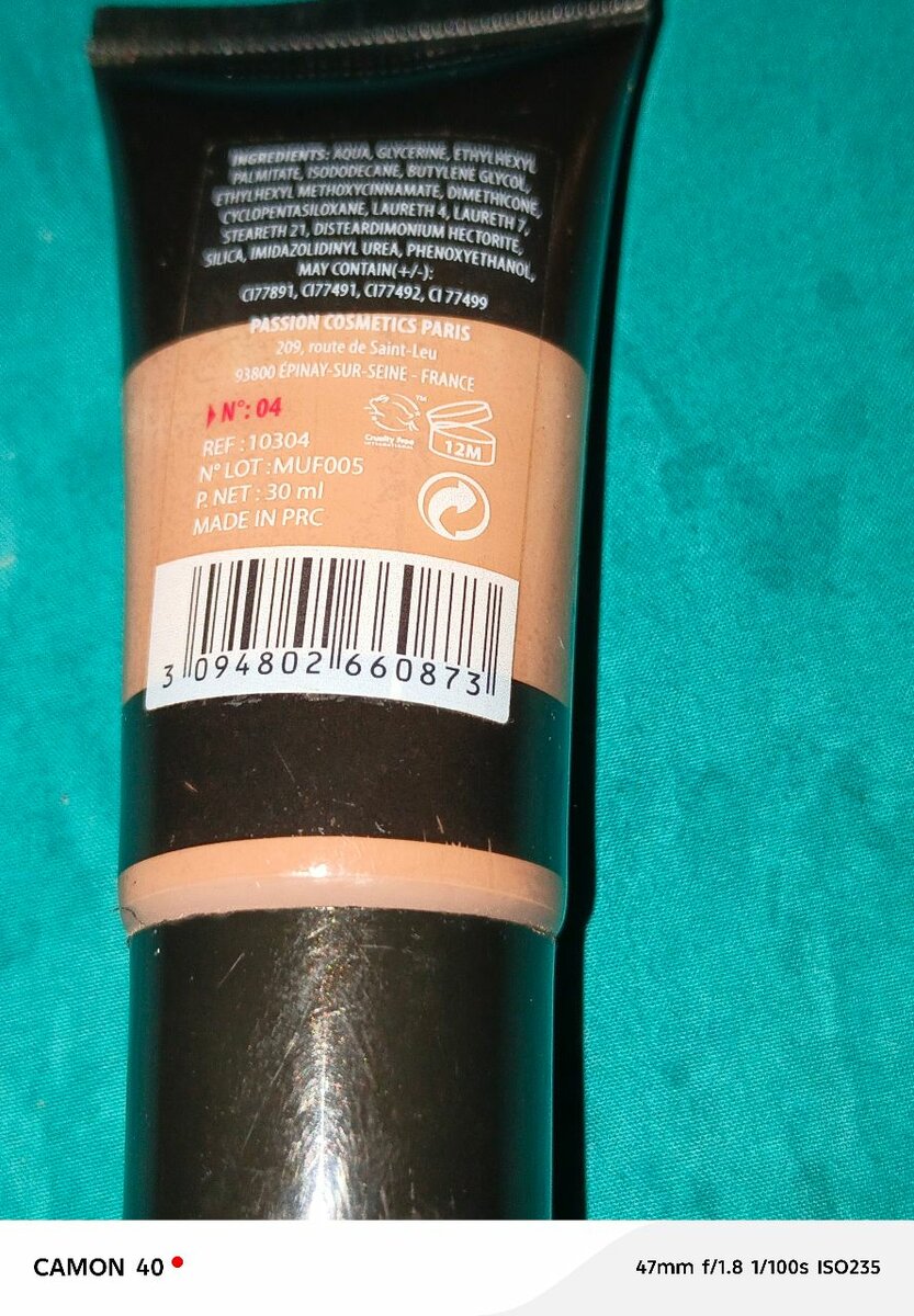 Fond de teint liquide