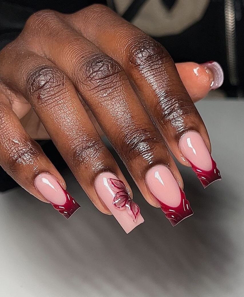 Pose ongle élégante