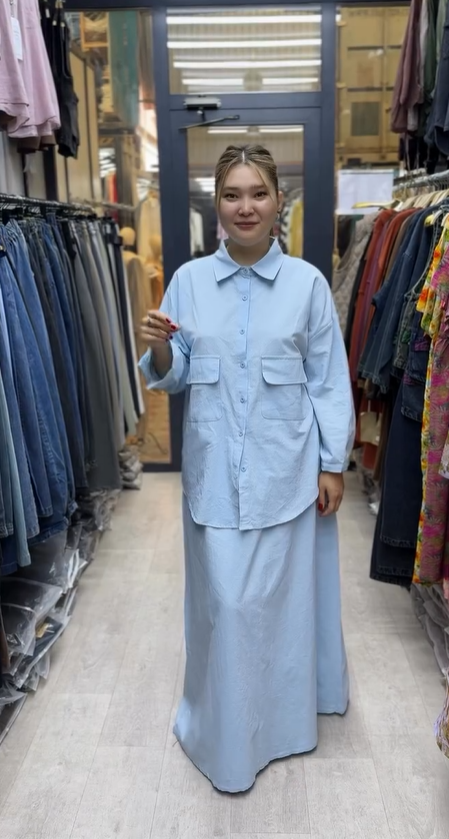 Двойка рубашка и юбка