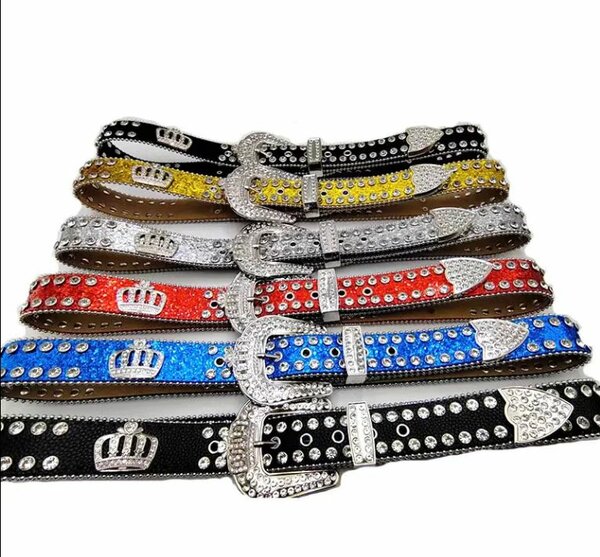 Ceinture en strass colorée