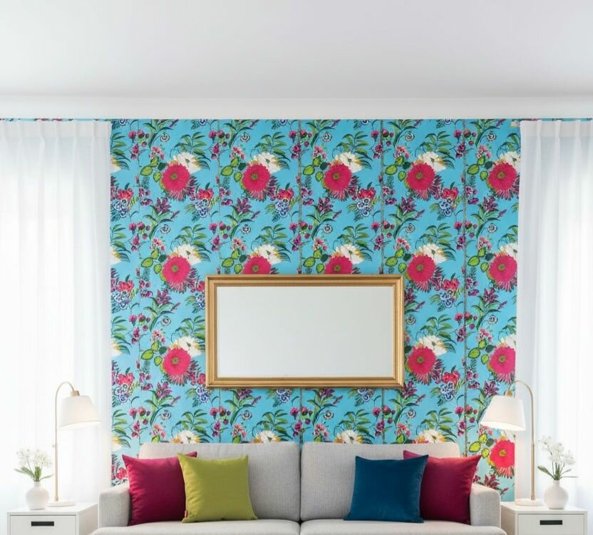 Papier Peint Floral Vivant