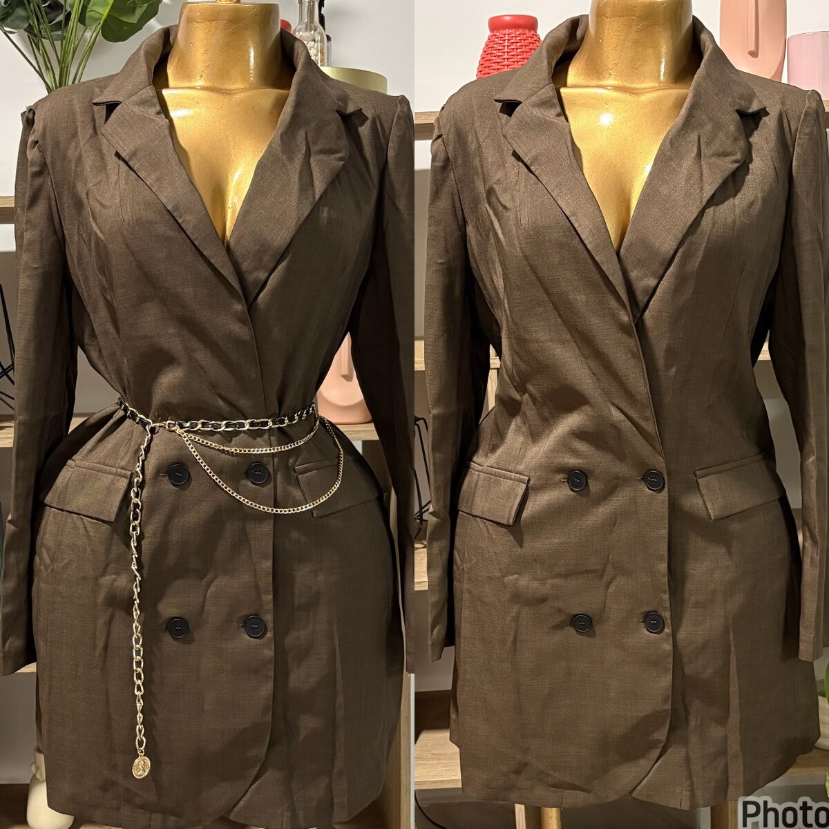 Robe élégante croisée