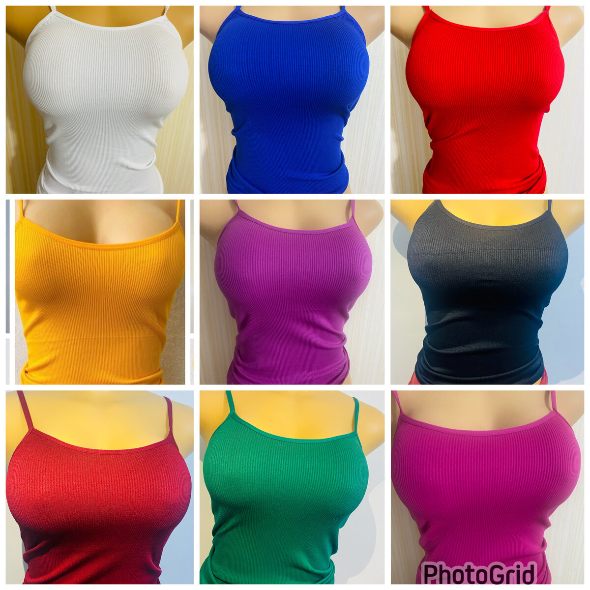 Débardeur rayures côtelé femme