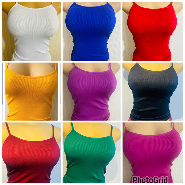 Débardeur rayures côtelé femme