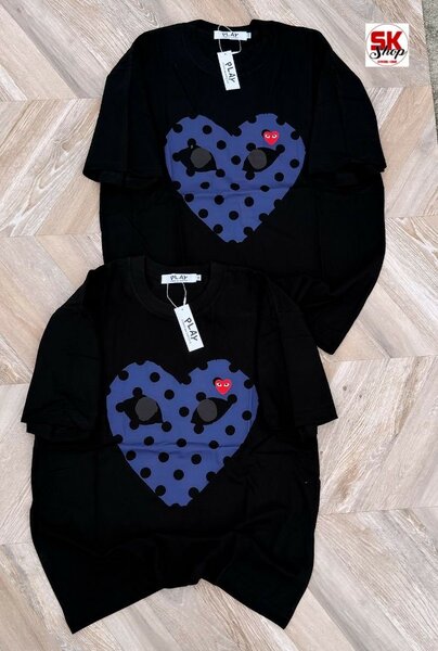 T-shirt à motif cœur pour couples