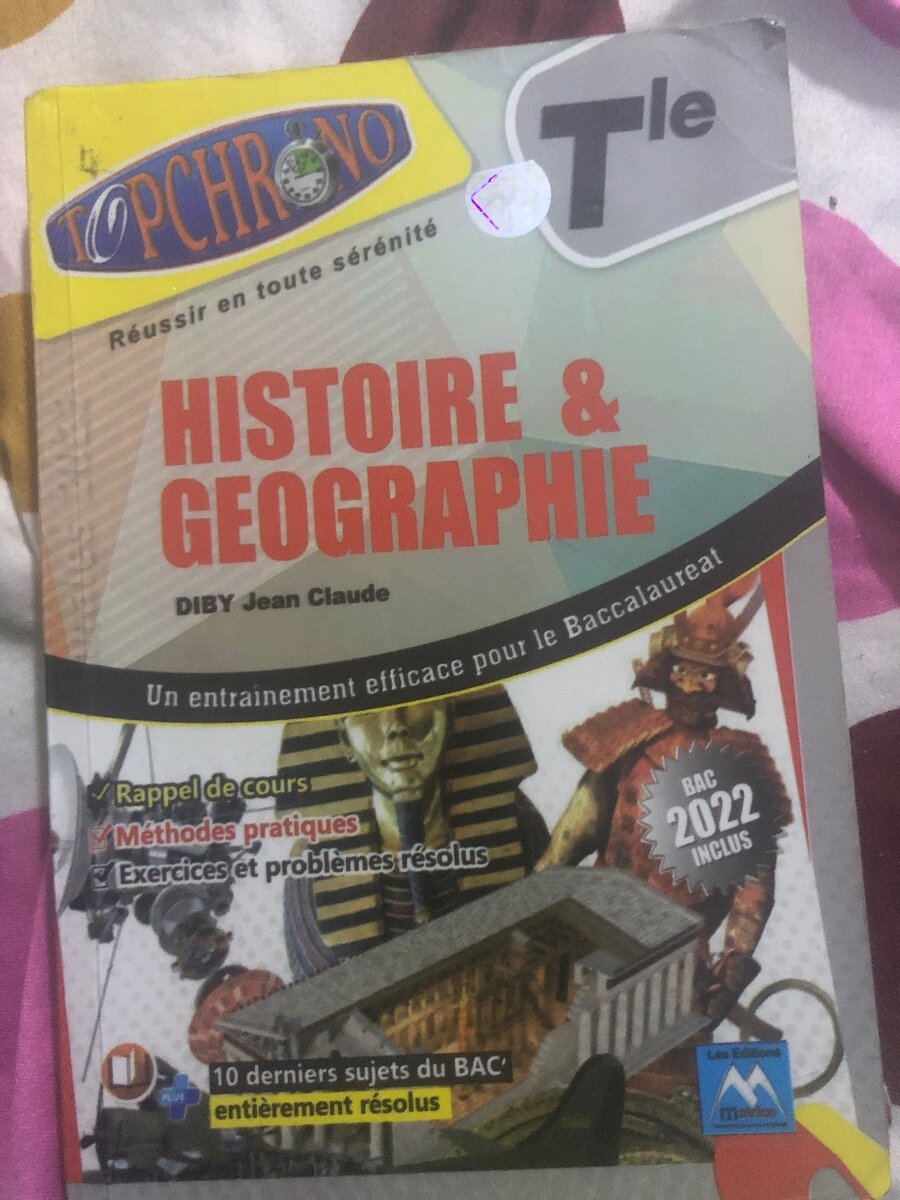 Top chrono histoire géographie