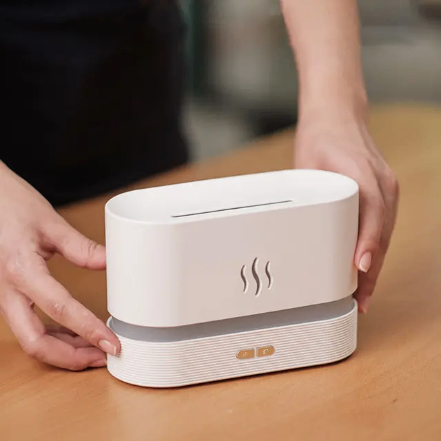 3D LED Flame Diffuser Humidifier Ultrasonic Humidifier