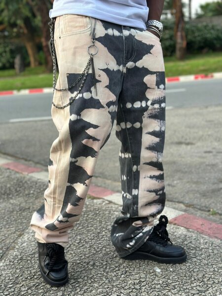 Jeans tie-dye tendance