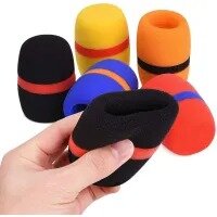 1PCS Thick Handheld Stage Microphone Windscreen Sponge Cover Suitable for , Conference Room, News Interviews, Stage Performance