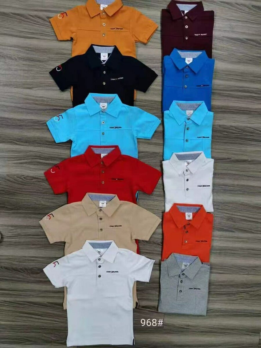 Polos colorés pour enfant