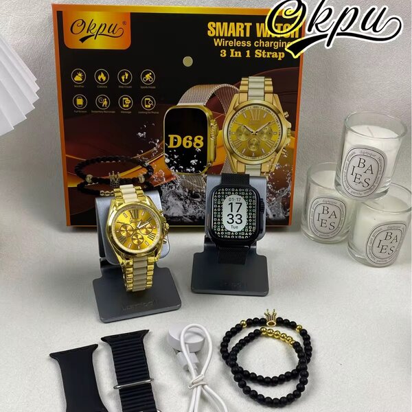 Montre Connectée D68 3-en-1