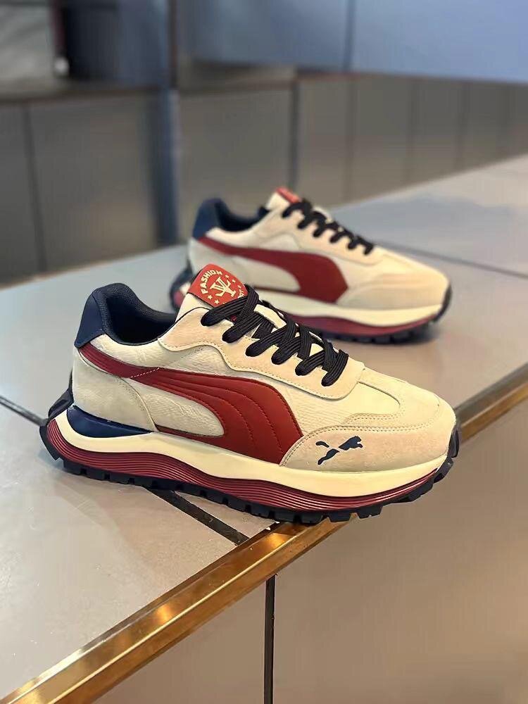 Baskets tendance multicolores