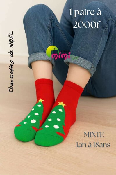 Chaussettes de Noël Mixte
