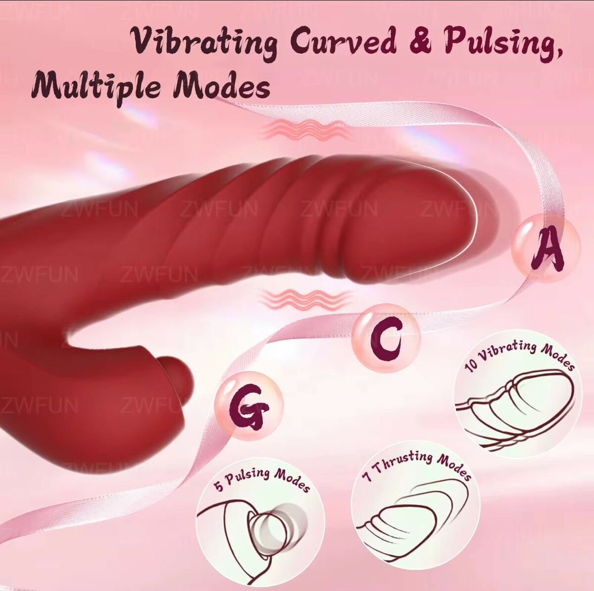 Sex vibrator (4 in 1)