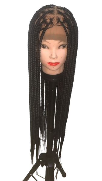 Perruque tressée longue
