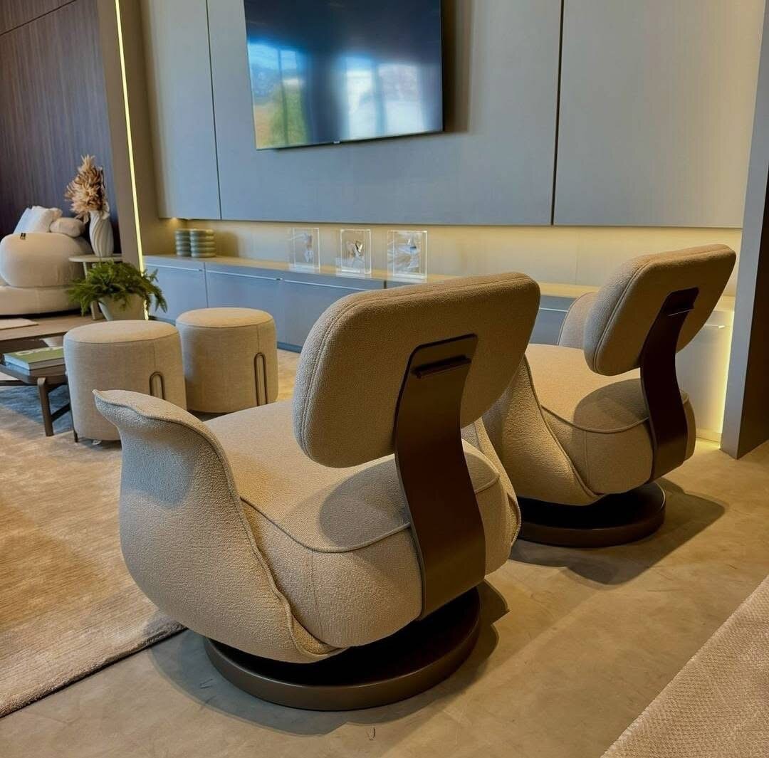 Fauteuil pivotant moderne