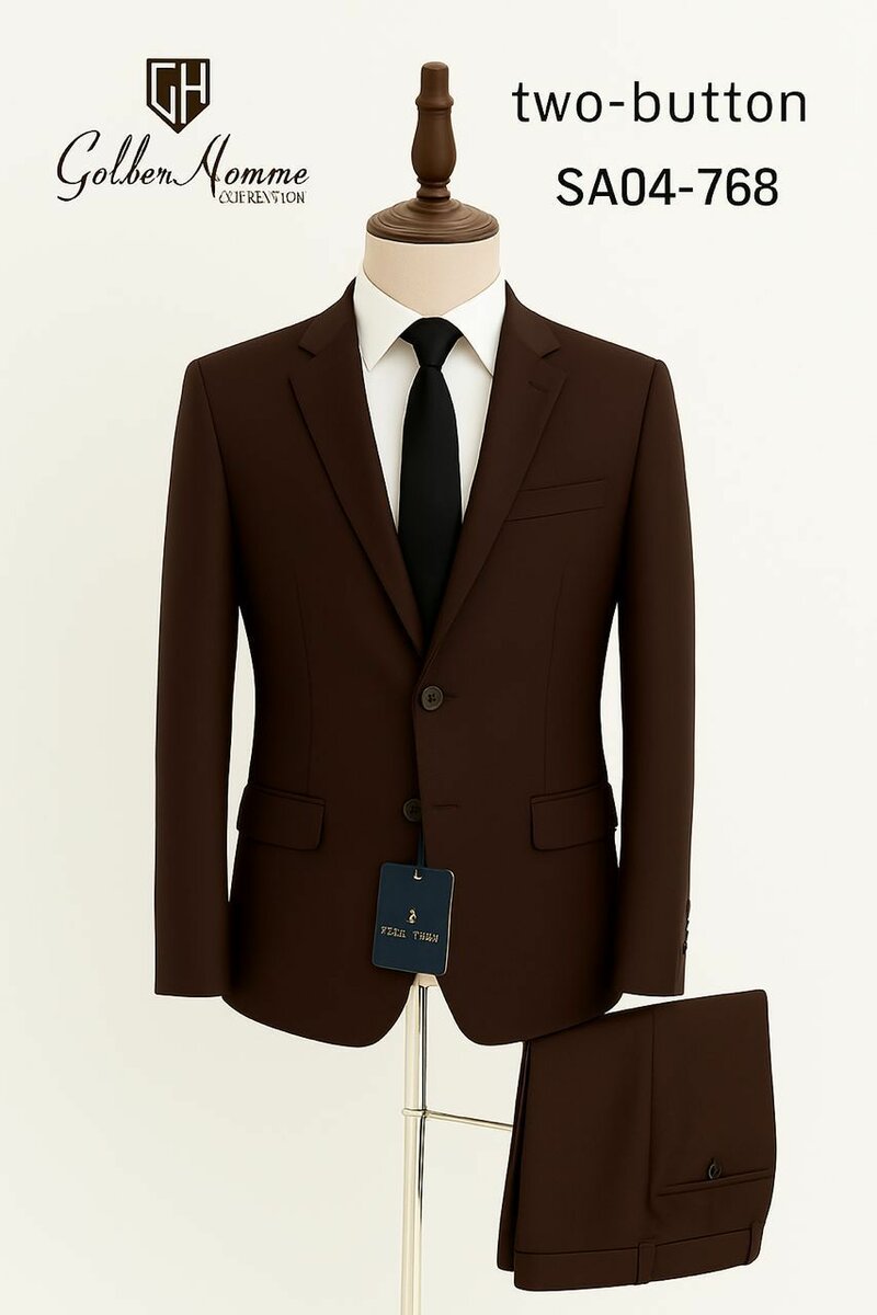 Costume Homme Élégant 2 Boutons