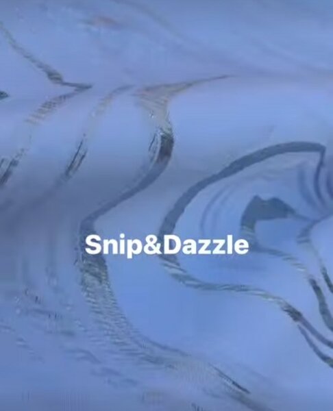 Pure white with silver