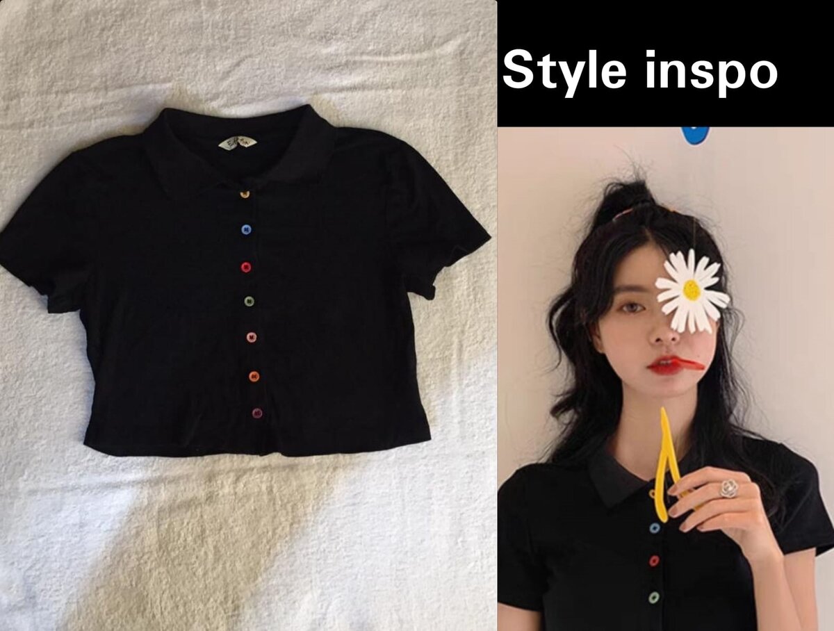 Salaula crop tops and tops