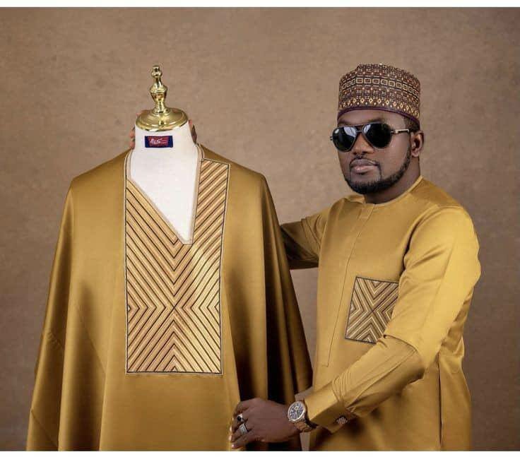 Boubou Africain Élégant Homme