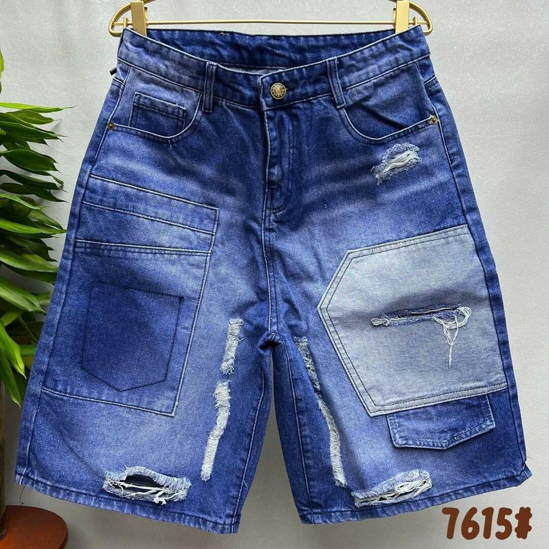 Shorts en denim déchirés
