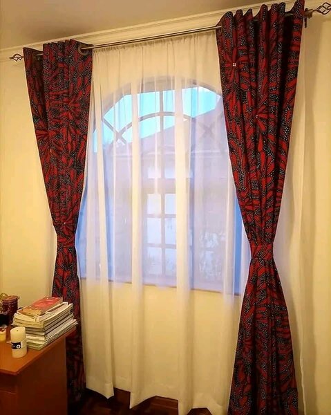 chitenge kitchen curtains