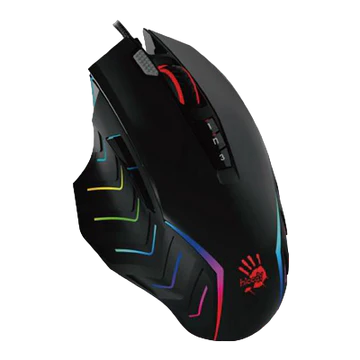 Bloody J95s Gaming Mouse with 2-Fire RGB Animation (Black)
