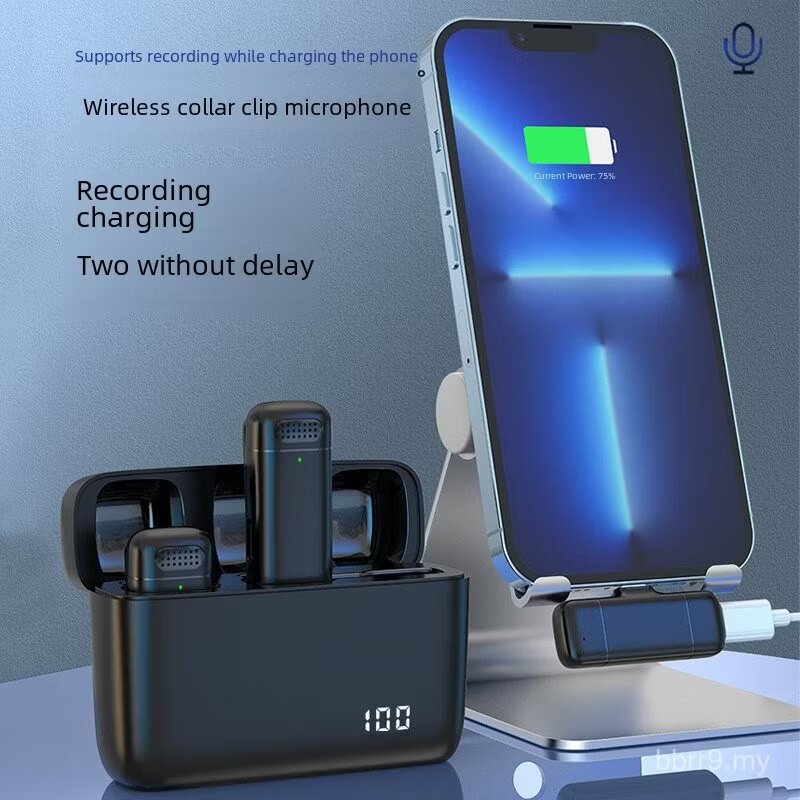 K6 Wireless Microphone - Dual Type-C with Digital Display