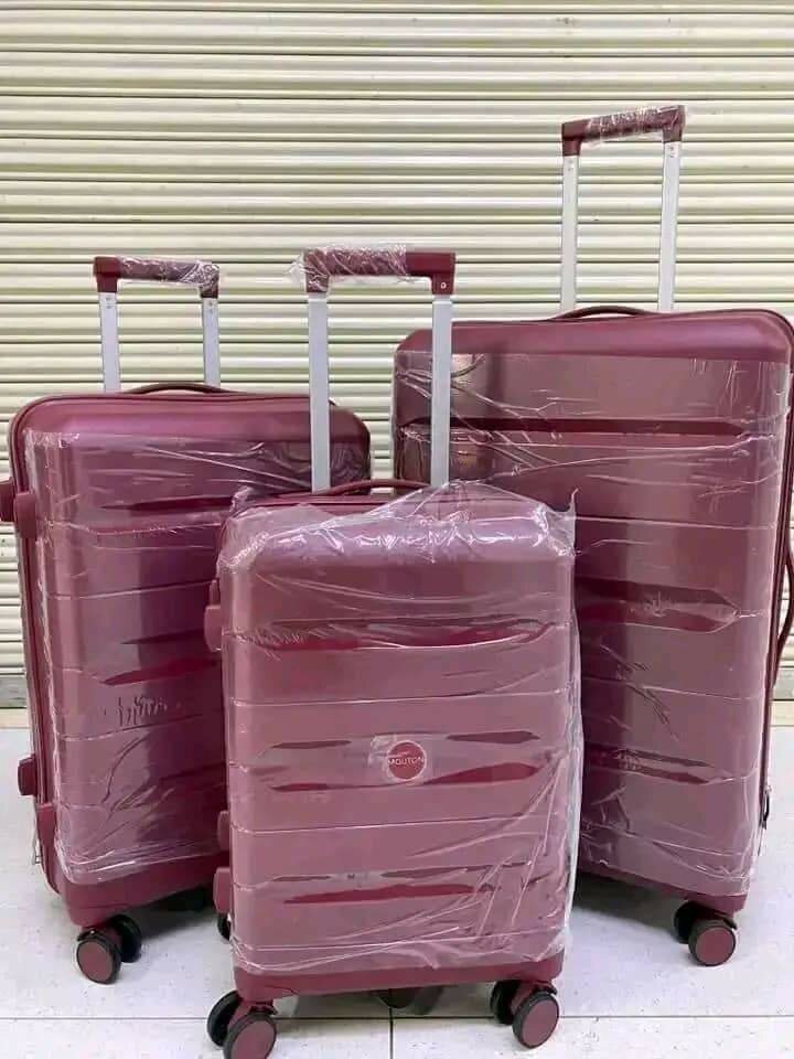 Valises Rigides Rose Set 3 Pièces