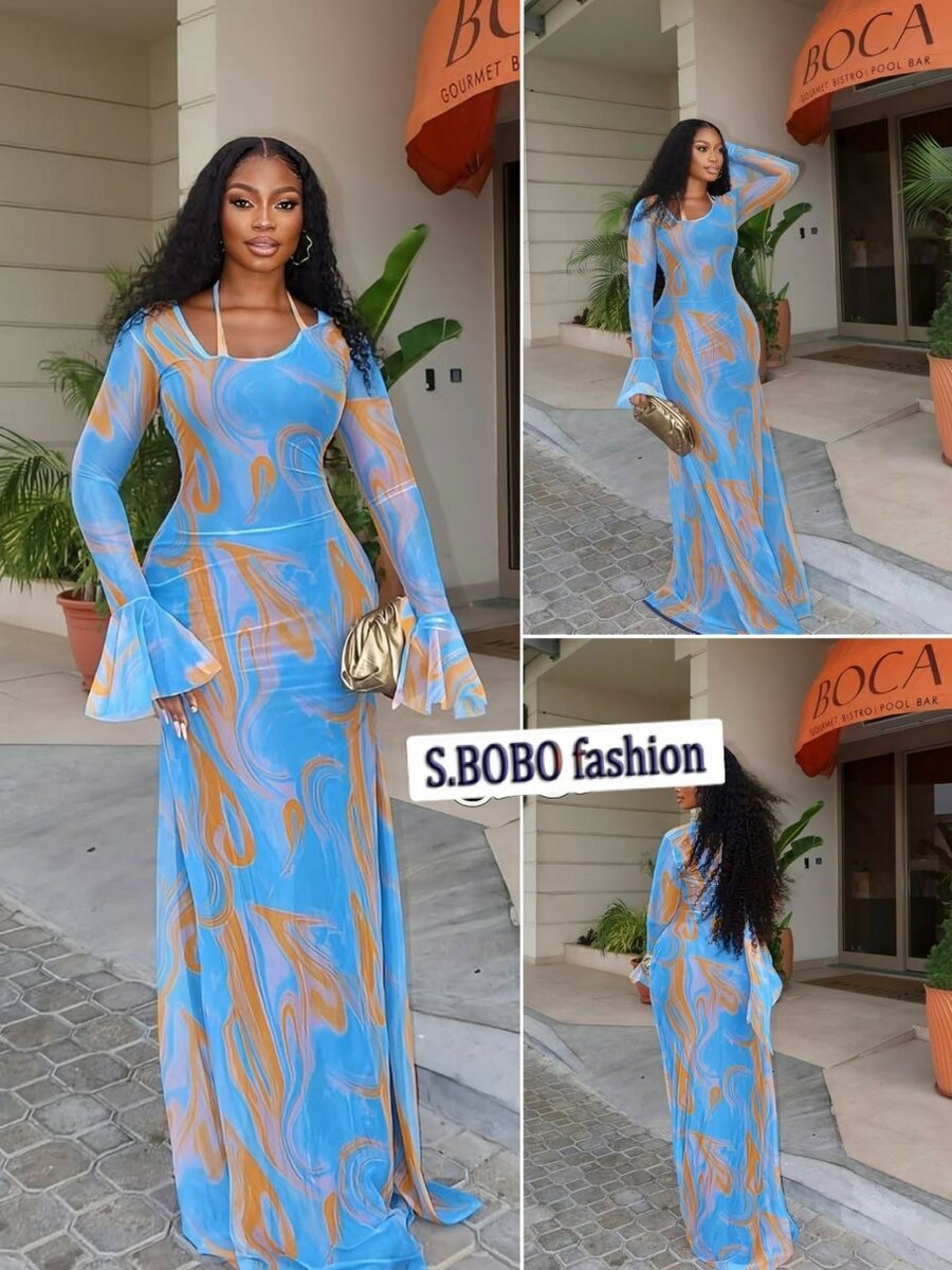 Robe longue élégante S.BOBO