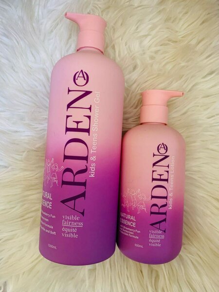 Arden babies and toddlers lotion and bath