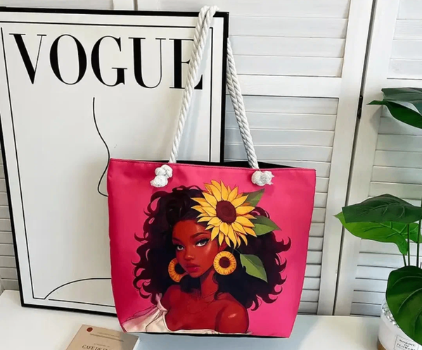 Sac à main illustré tendance