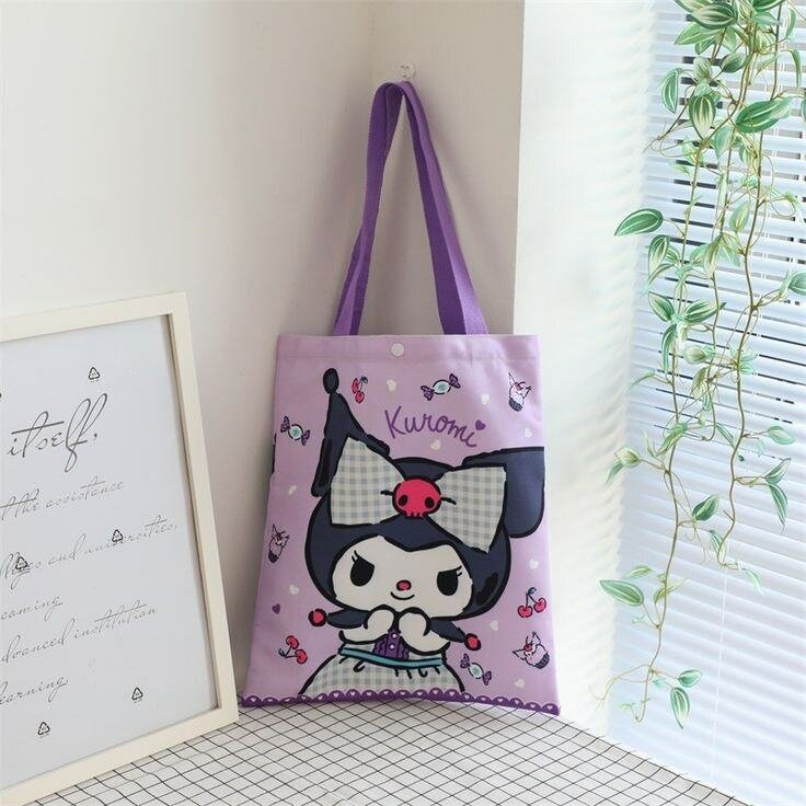 Sac Tissé à Motifs Animés