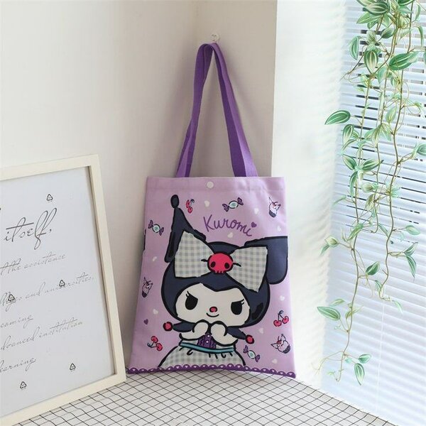Sac Tissé à Motifs Animés