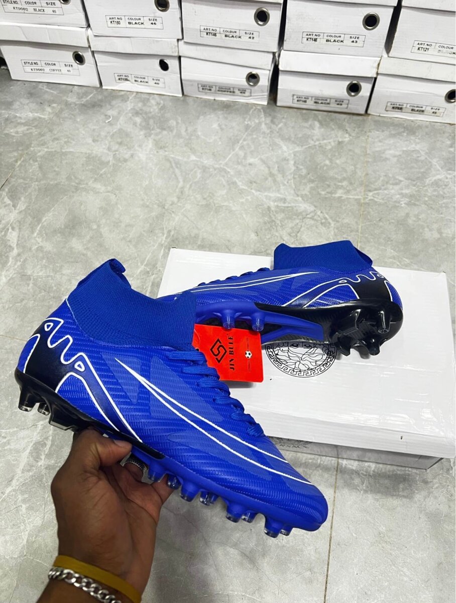 Chaussures de Foot Pro Bleues