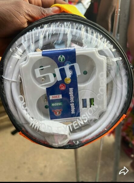 Rallonge multiprise 5m avec USB