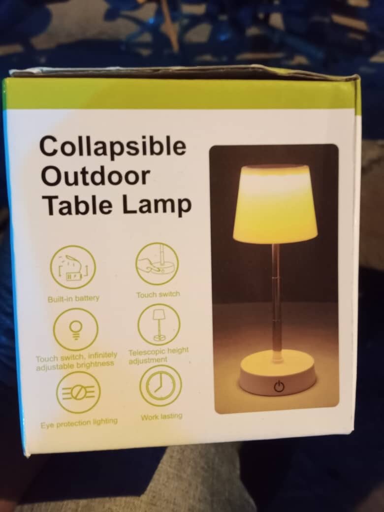 Lampe de Table Extérieure Pliable