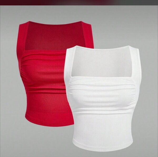 Top court femmes en maille