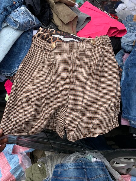 Shorts à carreaux élégants