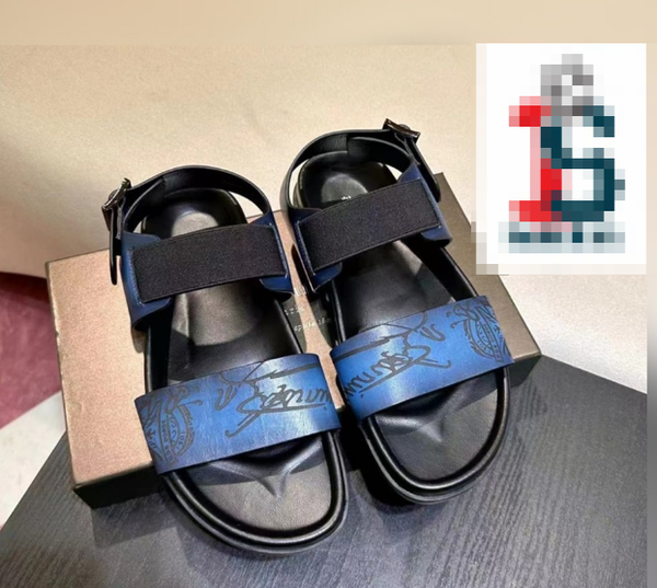 Chaussures homme bleu-noir