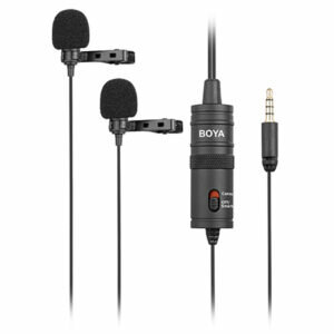Boya BY-M1DM Dual Lavalier Microphone With 3 Year Warranty