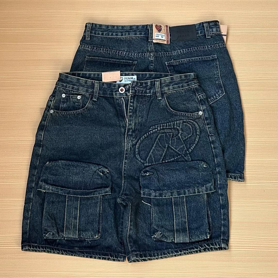 Jeans side pocket shorts