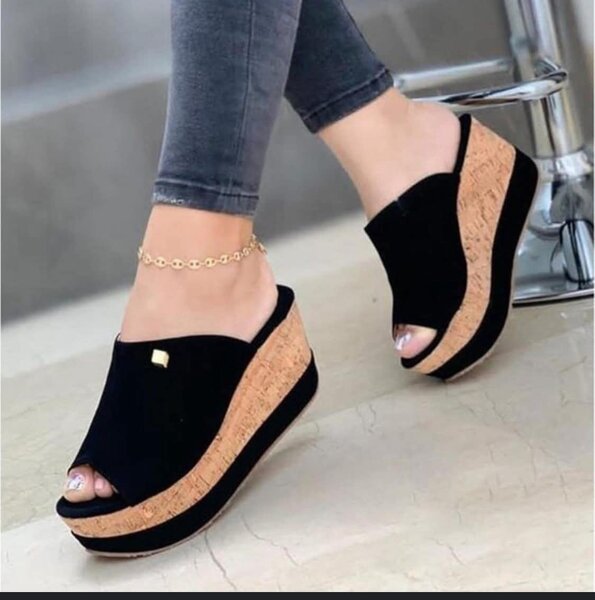 Sandales compensées tendance