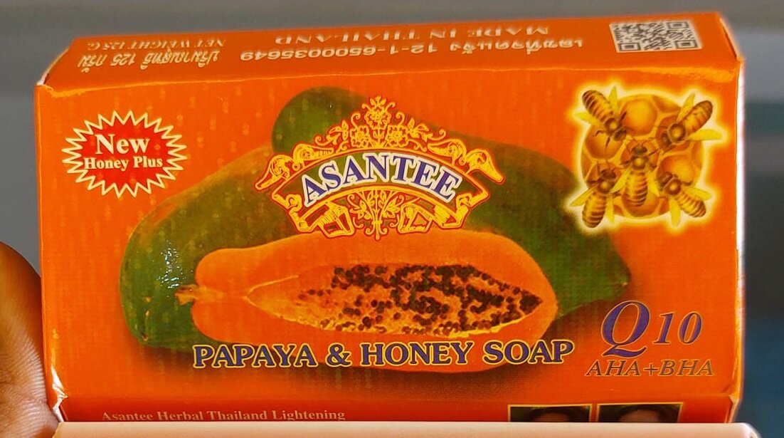 Asantee Papaya honey soap